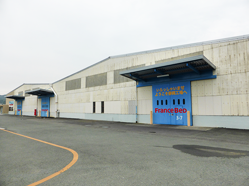 フランスベッド「静岡工場」の外観